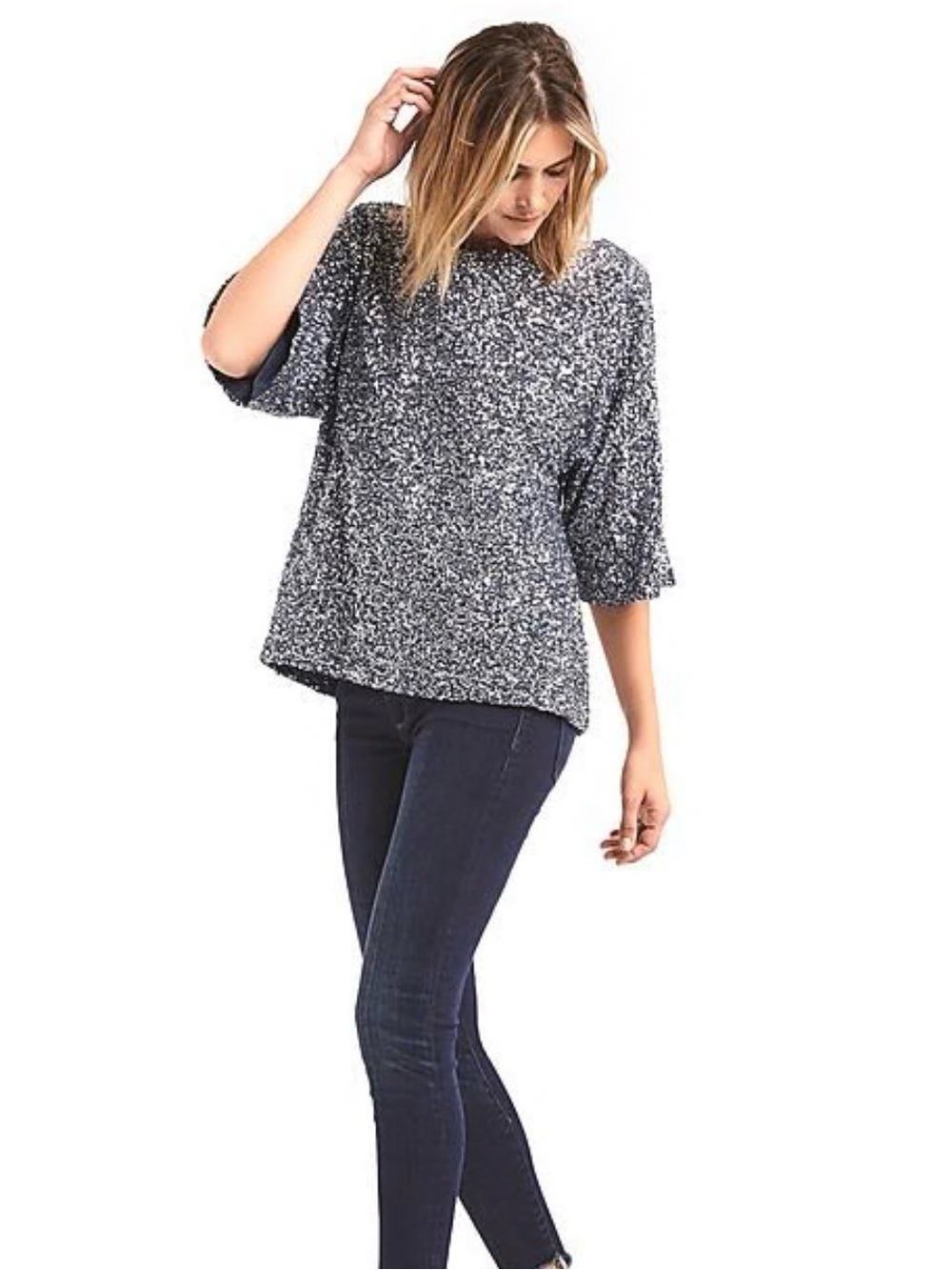 NWT Gap Sequin Kimono Top